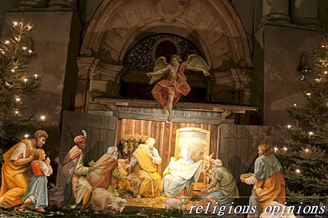 Першая калядная сцэна Божага Нараджэння: створаны святым Францішкам Асізскім-Анёлы і цуды