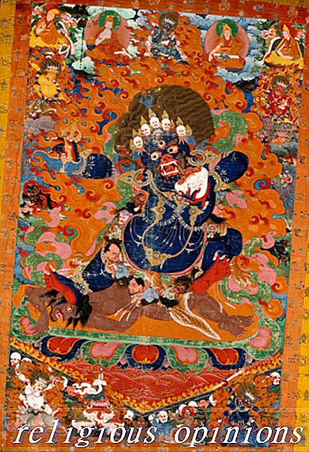 Yama - Βουδιστική Εικόνα της κόλασης και της Παναγίας-βουδισμός