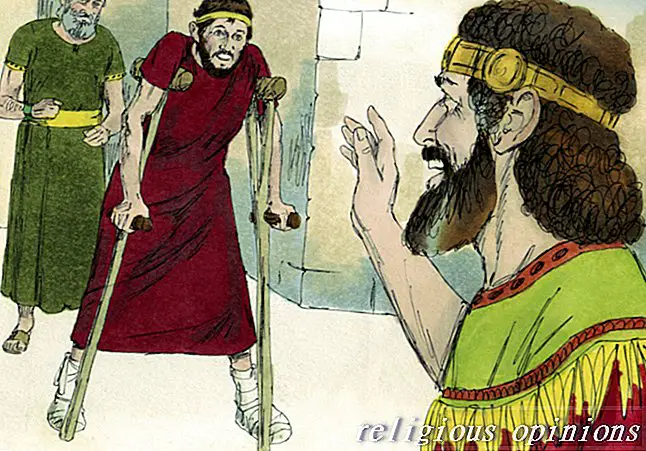 遇见Mephibosheth：Jonathan的儿子David大卫收养
