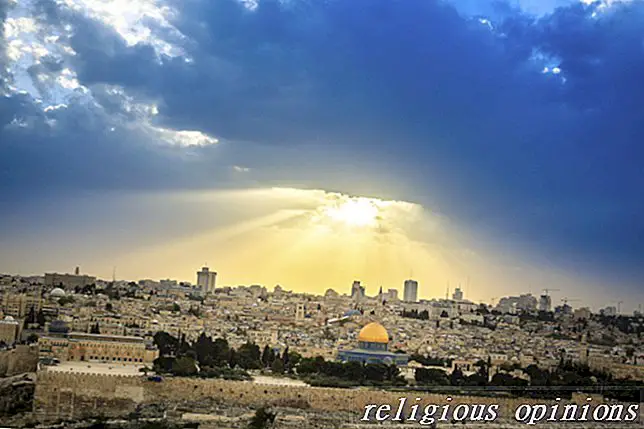 Si en bønn for Israel og for freden i Jerusalem-kristendommen
