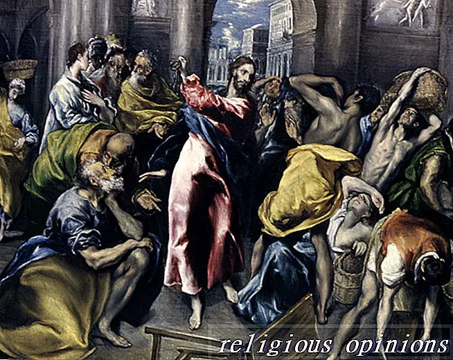 Ісус ачышчае храм (Марк 11: 15-19)-Хрысціянства