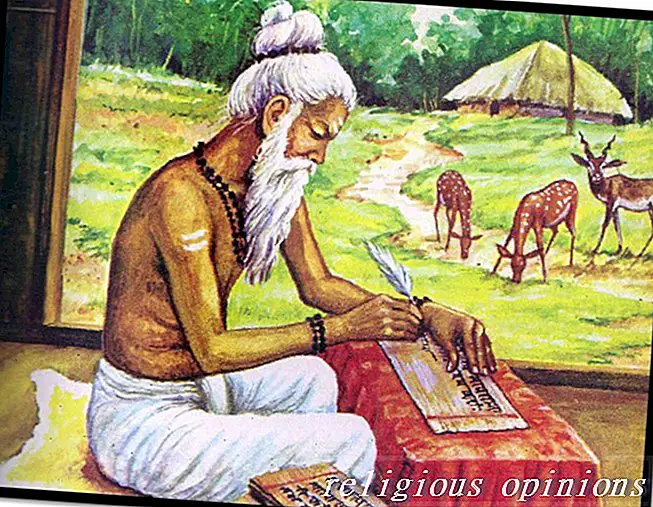 Valmiki was een grote wijze en auteur van de Ramayana-Hindoeïsme