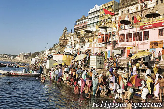 Mesto Varanasi: verska prestolnica Indije-Hinduizem