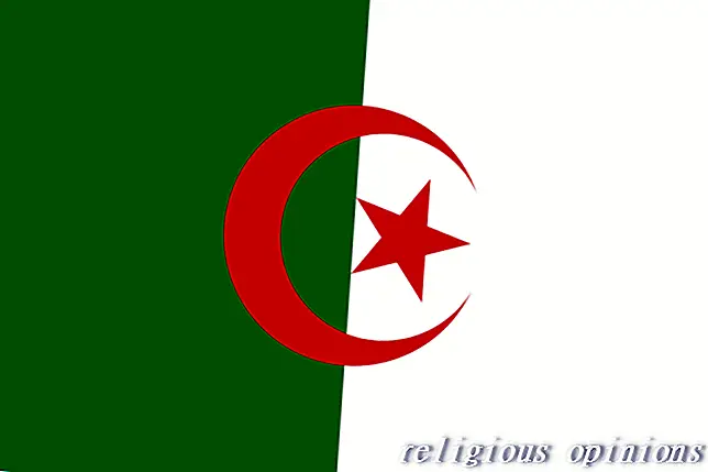 Bandeiras internacionais com um símbolo de lua crescente-islamismo