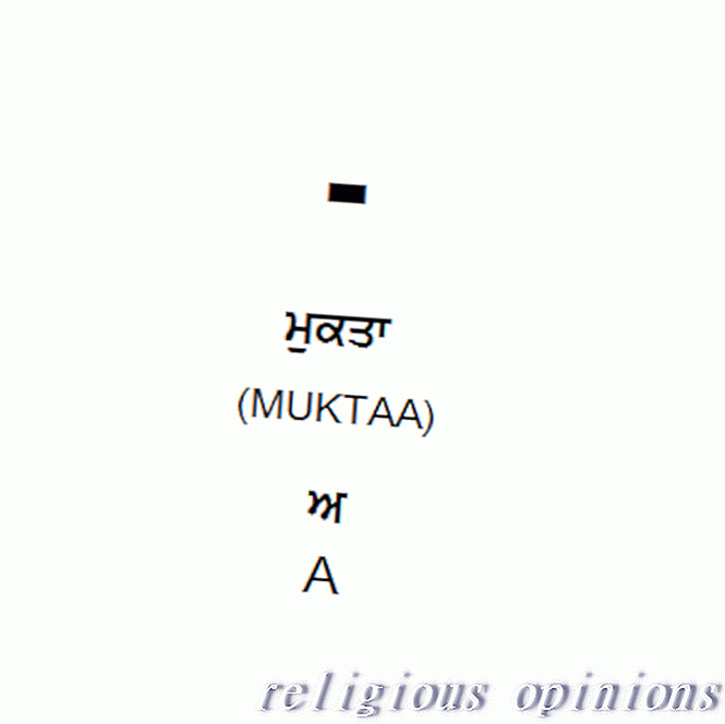 Nguyên âm Gurmukhi và Laga Matra ở Tiếng Ba Tư-Đạo Sikh